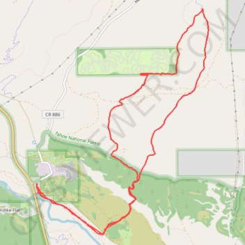 Hobart Mills - Overland trail - Exploration GPS track, route, trail