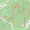 Petite randonnée à la Roque Alric GPS track, route, trail