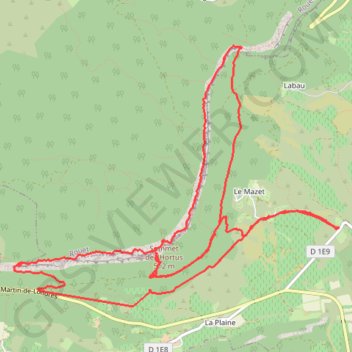 Grotte & Crêtes de l'Hortus GPS track, route, trail