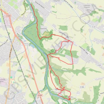 LacroixFalgarde Goyrans ClermontleFort GPS track, route, trail