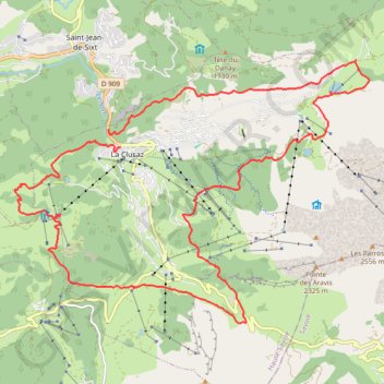 Le belier des aravis GPS track, route, trail