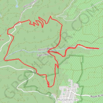 Balade Eguisheim GPS track, route, trail