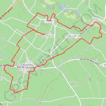 Pomerol GPS track, route, trail