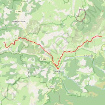 L'Hom Hyelzas GPS track, route, trail