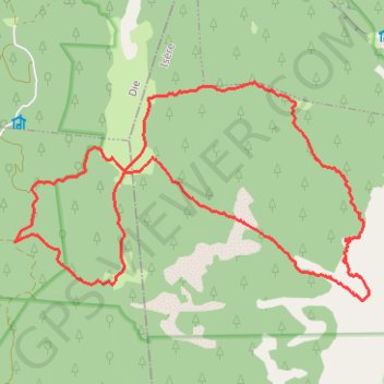 Les Rochers de la Peyrouse par le Purgatoire GPS track, route, trail