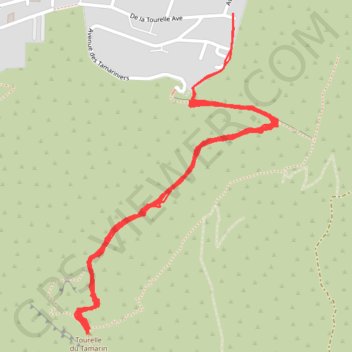 6 tourelles GPS track, route, trail