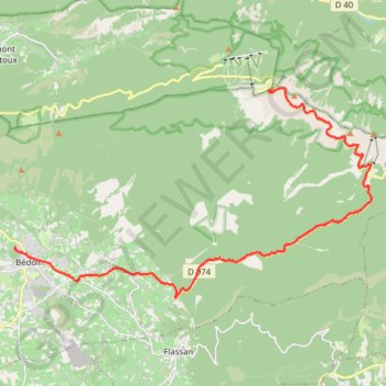 Mountain Biking 4/19/13 8:46 am GPS track, route, trail