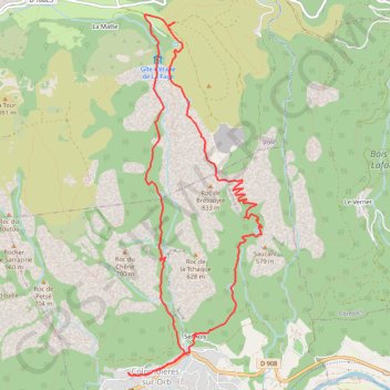 Haut Languedoc - Gorges de Colombières GPS track, route, trail