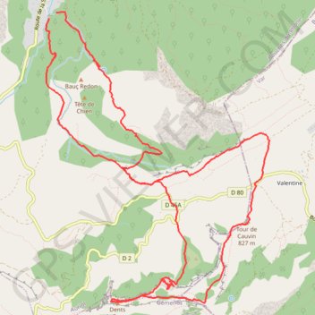 Sources des Encanaux - Dent de Roque Forcade GPS track, route, trail