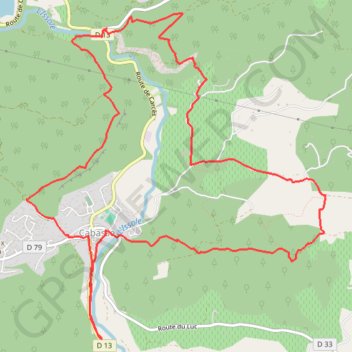 Autour de cabasse GPS track, route, trail