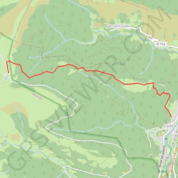 Hourquette 1 (Dup.trace) GPS track, route, trail
