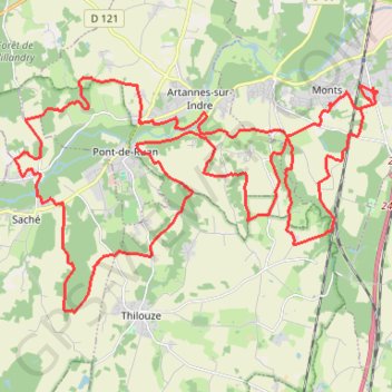 La Vallée du Lys - Monts GPS track, route, trail