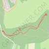 Les pierres gauloises d' Hérimoncourt GPS track, route, trail