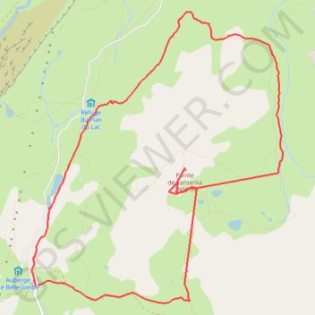 Lacs et Pointe de Lanserlia - Vanoise GPS track, route, trail