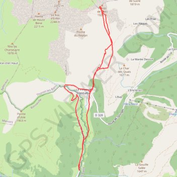 Ratti GPS track, route, trail