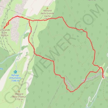 Grande Sure sommet GPS track, route, trail