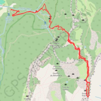 Rochers du Midi GPS track, route, trail