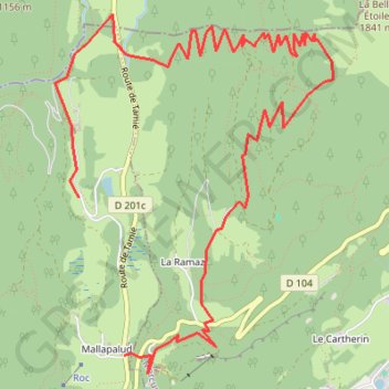 TAMIE BLEU GPS track, route, trail