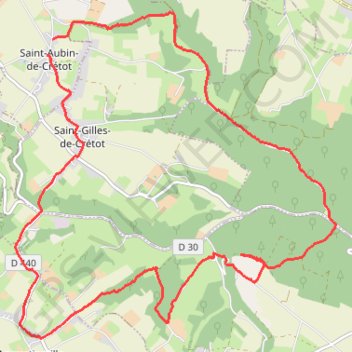 Saint-Aubin-de-Crétot GPS track, route, trail