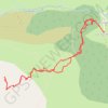 La Gardette depuis les Goumiers GPS track, route, trail