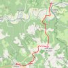 GR65 Cajarc - Limogne-en-Quercy GPS track, route, trail