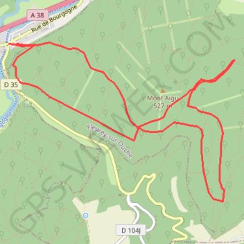 La Roche d'Anse GPS track, route, trail
