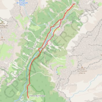 Sixt-Fer-à-Cheval et cascades GPS track, route, trail