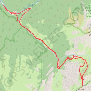 Pointes des Arces GPS track, route, trail