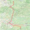 GR36 De Cambounès (Tarn) à Ribaute (Aude) GPS track, route, trail