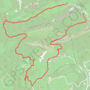 Dentelles-de-montmirail GPS track, route, trail