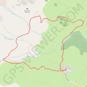 RSPG cabane de Bellot et la Rama GPS track, route, trail