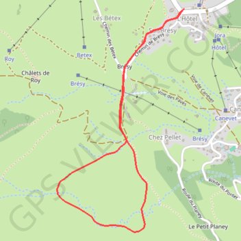 La boucle de Gron GPS track, route, trail