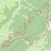Dans le massif de la Haute Joux - entre Doubs et Jura GPS track, route, trail