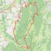 Le Crêt de Chatillon GPS track, route, trail
