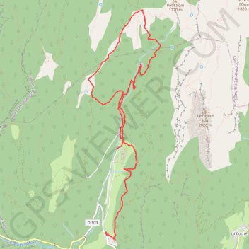 Grande chartreuse GPS track, route, trail
