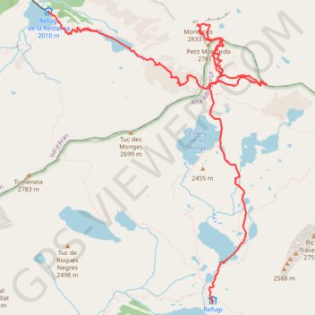 Montardo GPS track, route, trail