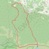 Les Têtes du Loup et de Roucaoule, les Barres de Gautier et de Fiot, la crête du Luberon GPS track, route, trail