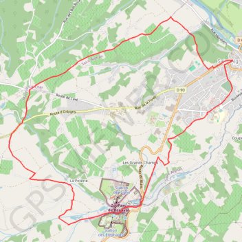 Chemin de Beauval - Saint-Aignan GPS track, route, trail