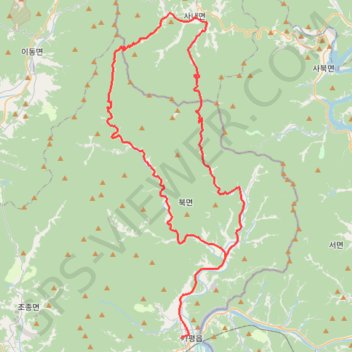 2023 가평자라섬그란폰도_메디오폰도코스 GPS track, route, trail