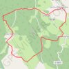 Bellechassagne - rando chemin de campagne GPS track, route, trail
