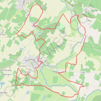 Côteaux du Layon - Mâchelles GPS track, route, trail