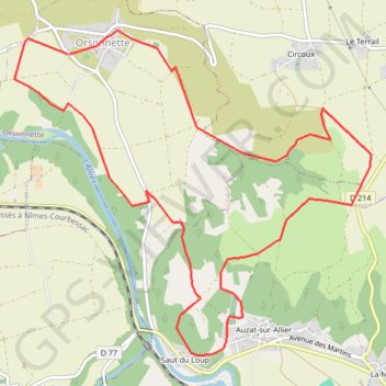 VAL 264 b - Le Mustang GPS track, route, trail
