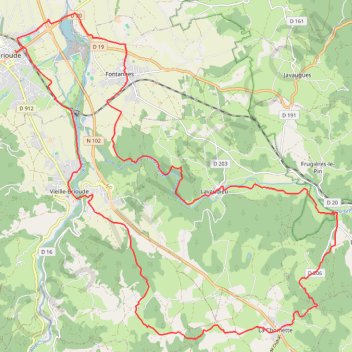 Brioude la Chomette GPS track, route, trail