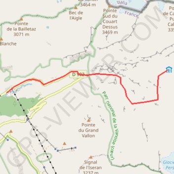 Retour au Fornet GPS track, route, trail