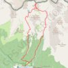Lac et cime du mercantour GPS track, route, trail