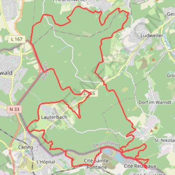 Rando Merlebach GPS track, route, trail