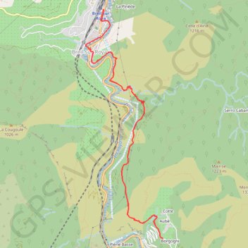 Sentier Valléen GPS track, route, trail