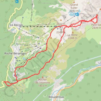 Grand Van GPS track, route, trail