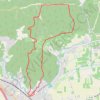 Piolenc et le massif d'Uchaux GPS track, route, trail