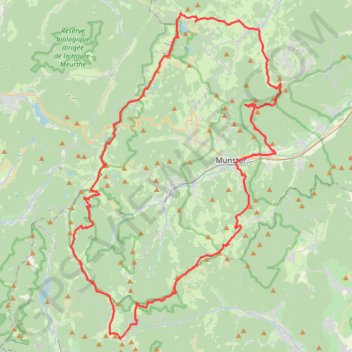 Tour-de-la-vallee-de-munster GPS track, route, trail